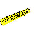 Technic Brick  1 x 10 with Holes