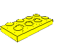 Technic Plate  2 x  4 with Holes
