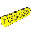 Technic Brick  1 x  6 with Holes
