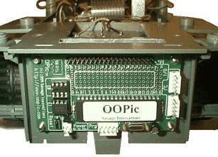 OOPic on the back of a Big Trak
